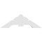 Ekena Millwork Vanguard Architectural Grade PVC Gable Bracket, 36"W x 12"H x 2"D x 4"F, 8/12 Pitch GBP036X12X0204VAN00 - alternate 3